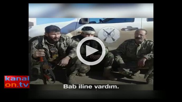El Bab’daki ÖSO askeri Erdoğan’a türkü yaktı