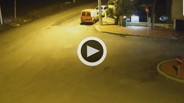 Yürekleri ağza getiren kazalar MOBESE’de