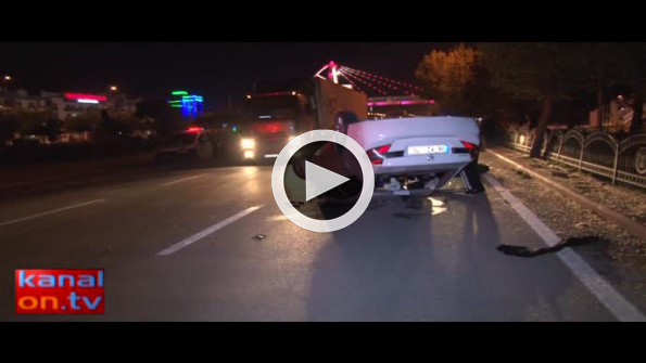 Konya’da ehliyetsiz sürücü kaza yapınca yaralı halde kaçtı