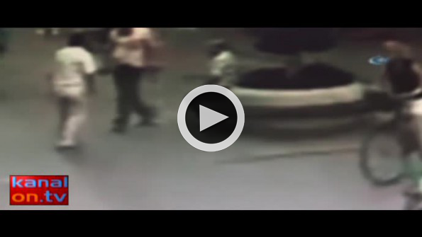 İş adamına silahlı saldırı kamerada