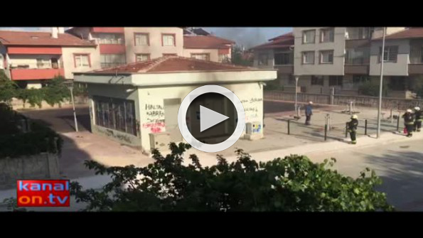 Konya’da trafo yangını!
