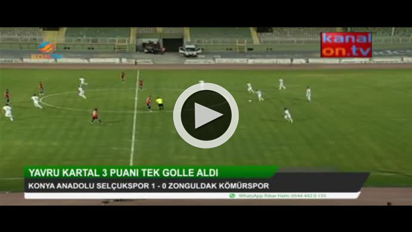 Anadolu Selçuk- Zonguldak Kömürspor maçının özeti