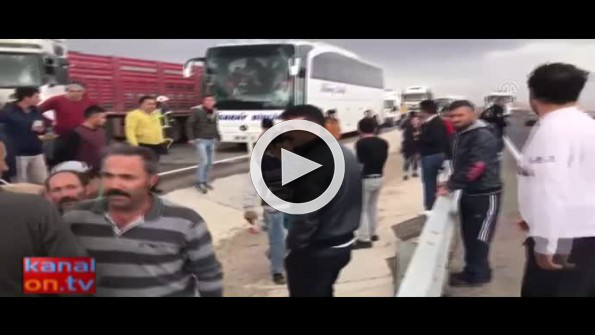 Aksaray-Konya yolunda kum fırtınası! Zincirleme kazada 2 kişi öldü