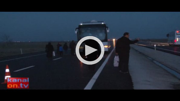 Konya’da yolcu otobüsü kamyona çarptı: 10 yaralı