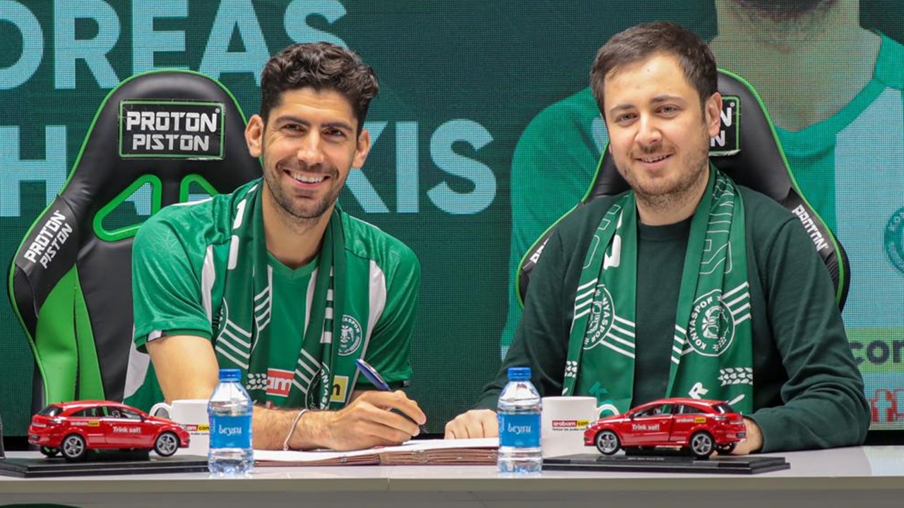 Konyaspor’da ara transferin dikkat çeken isimi Andreas Bouchalakis oldu